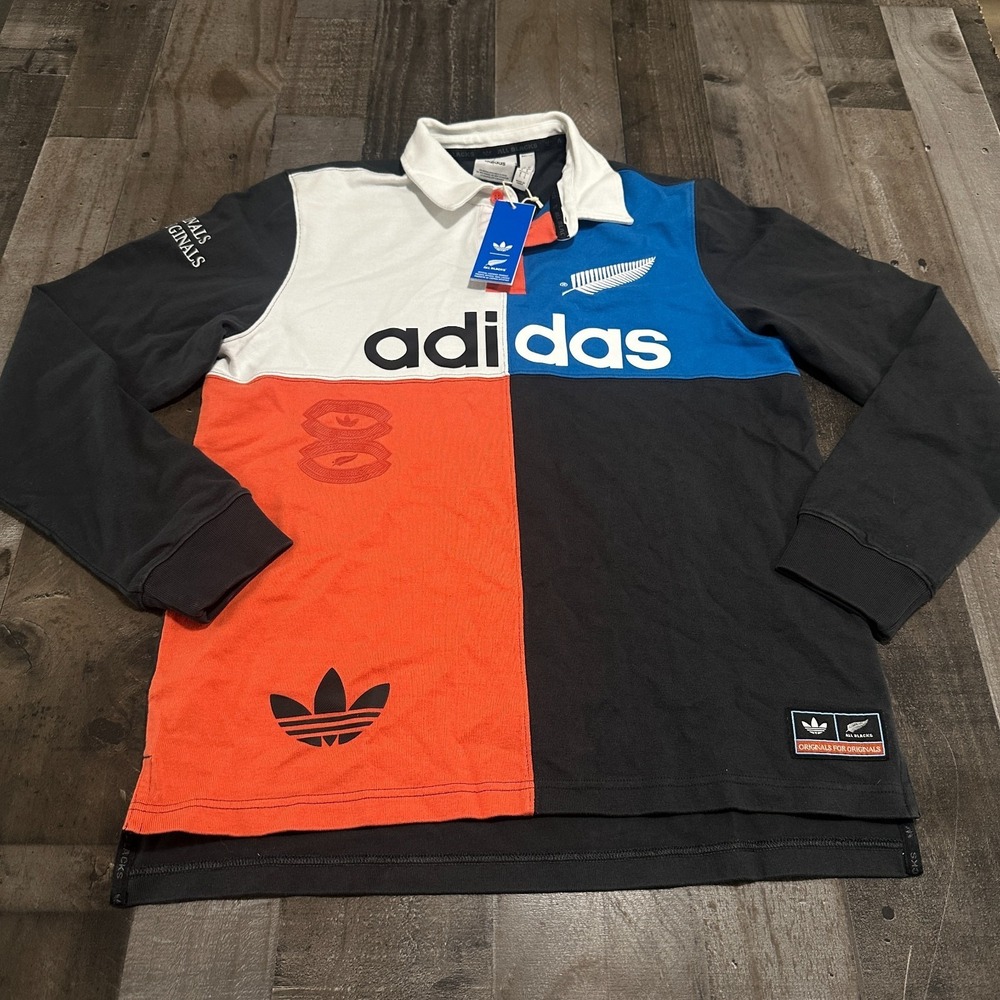 Adidas Originals x All Blacks Heritage Rugby Shirt Mens Size Size Small NWT